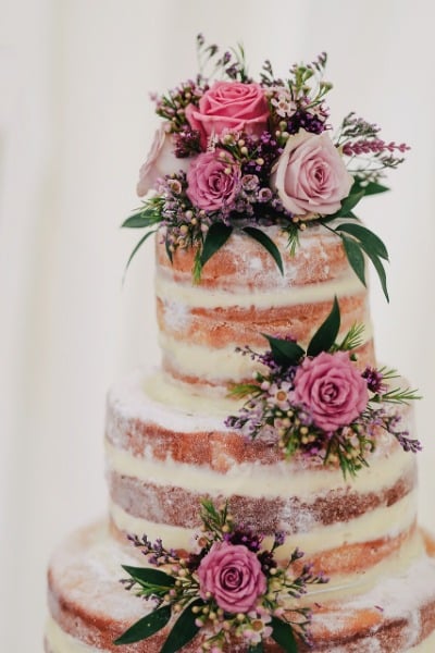 Hochzeit Trend blushed Farben Torte